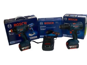 kit taladro percutor más atornillador de impacto Bosch